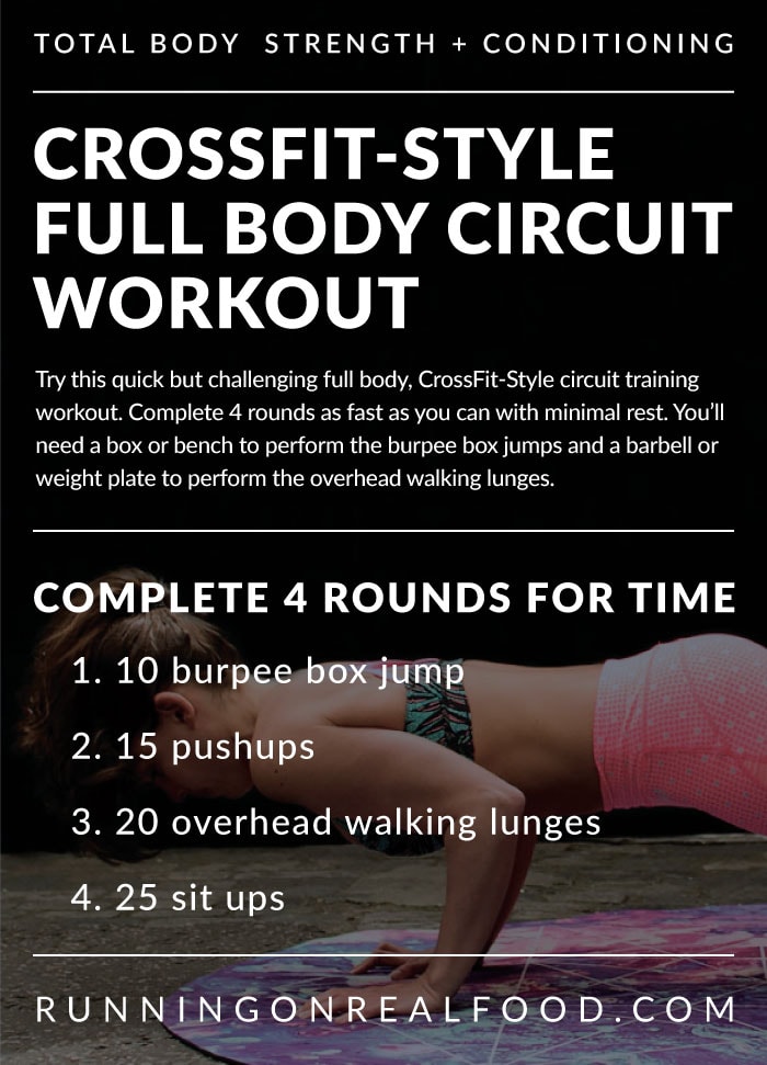 Full Body Conditioning Workout | a challenging CrossFit-Style WOD