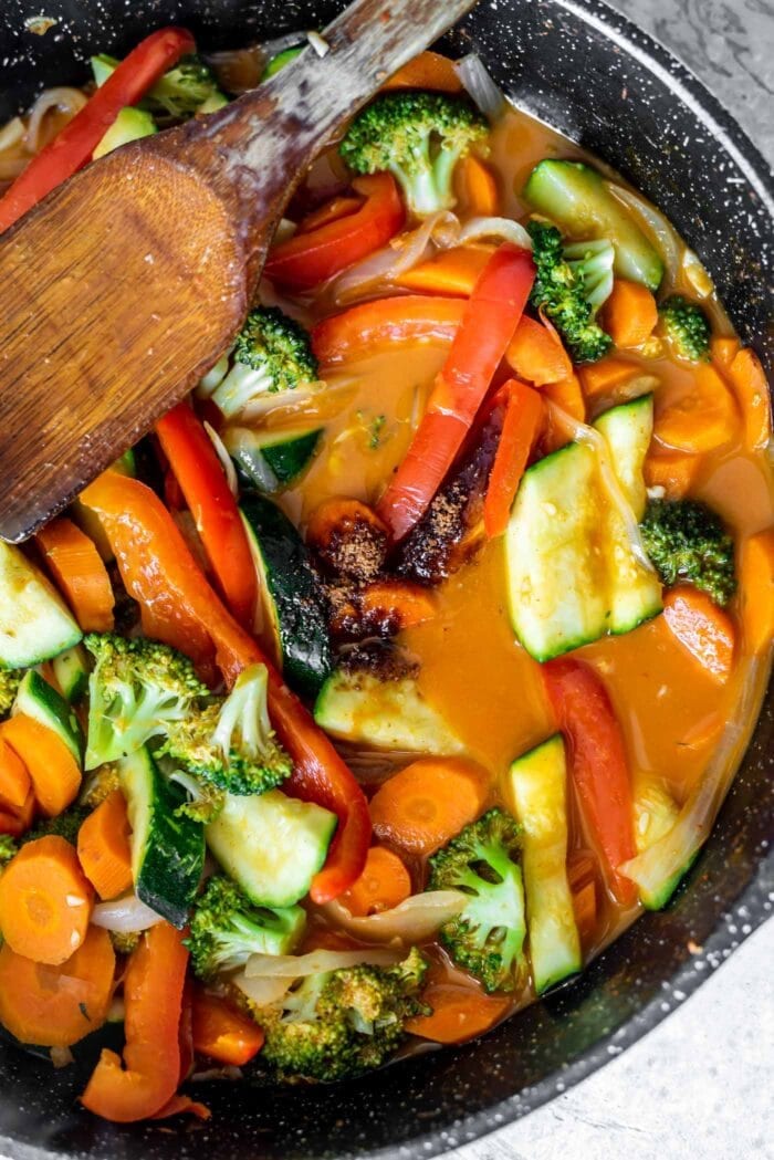 Vegetable Thai Red Curry Recipe - Running on Real Food
