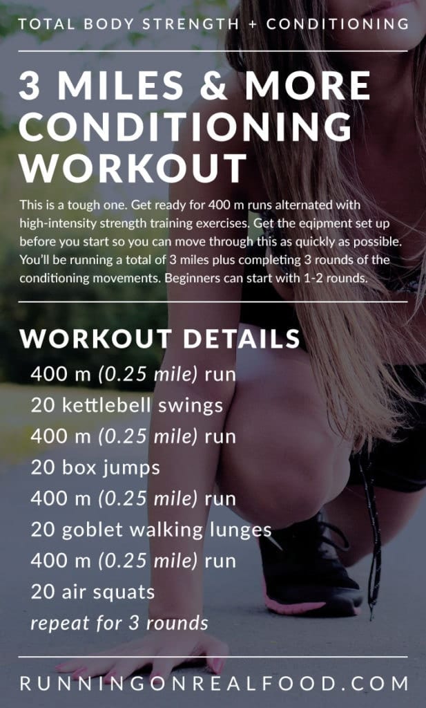 Cardio and Strength Circuit Training Workout for Total Body Conditioning
