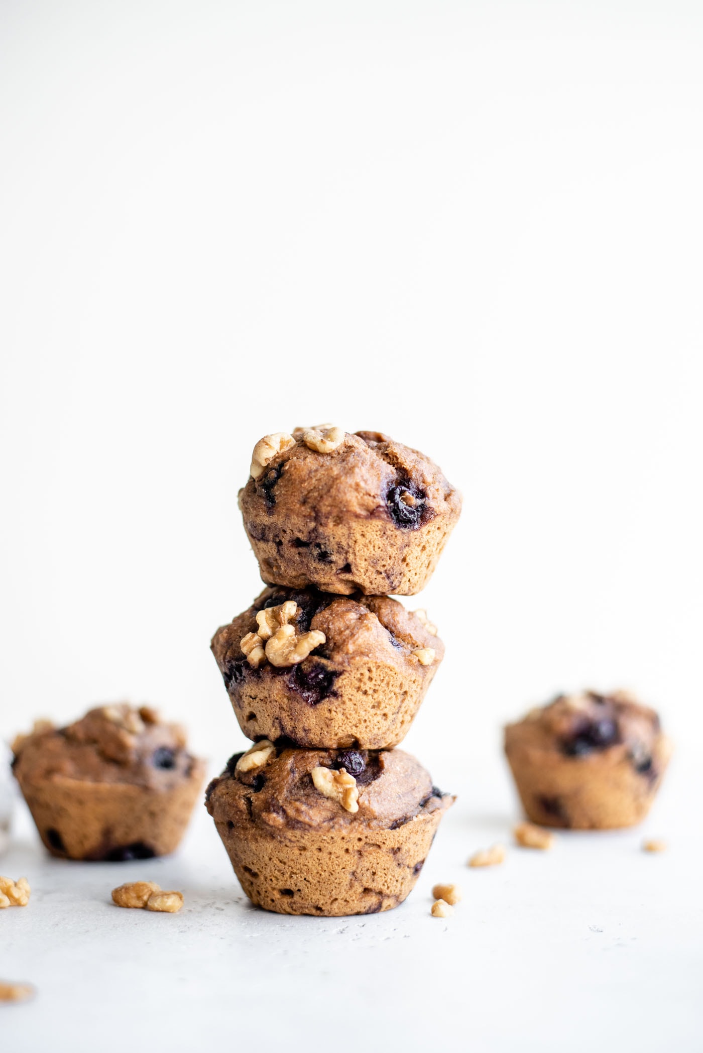 Vegan Whole Wheat Blueberry Muffins