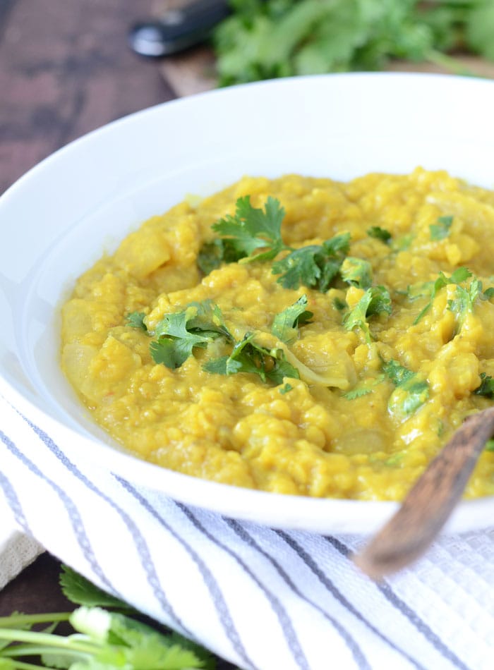 Green Lentil Dahl Bbc