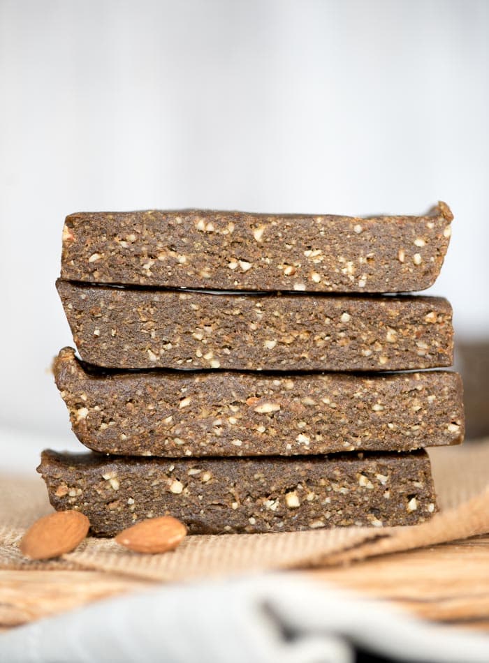 Vegan Hemp Protein Bars  nobake and only 6 Ingredients!