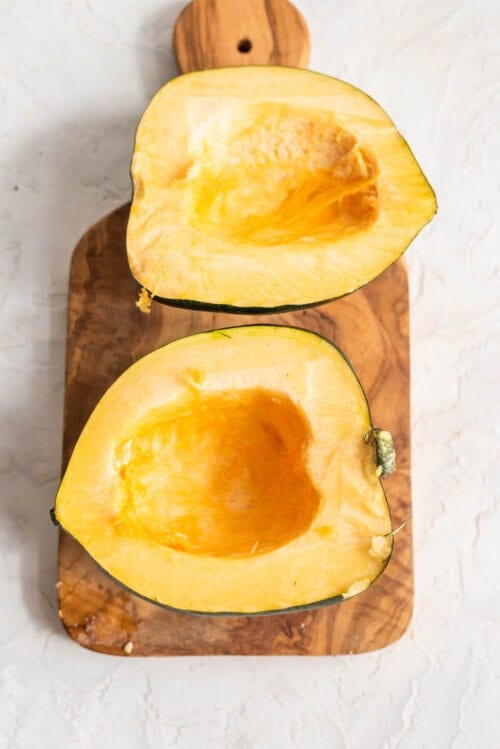 Vegan Stuffed Acorn Squash Recipe - Running on Real Food