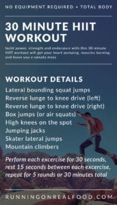 30 minute HIIT workout routine