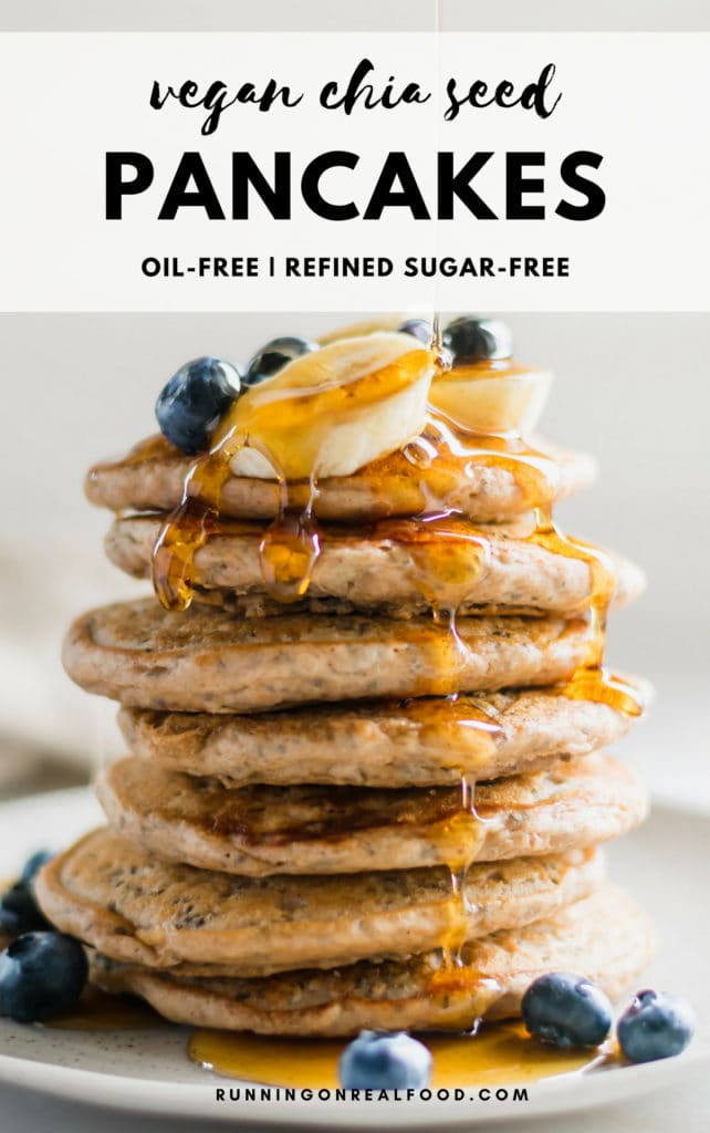 Easy Vegan Chia Seed Pancakes