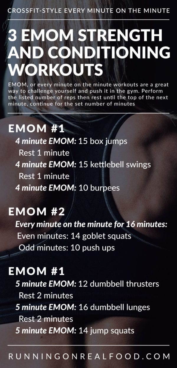 Body Strength CrossFit EMOM Workouts For Conditioning