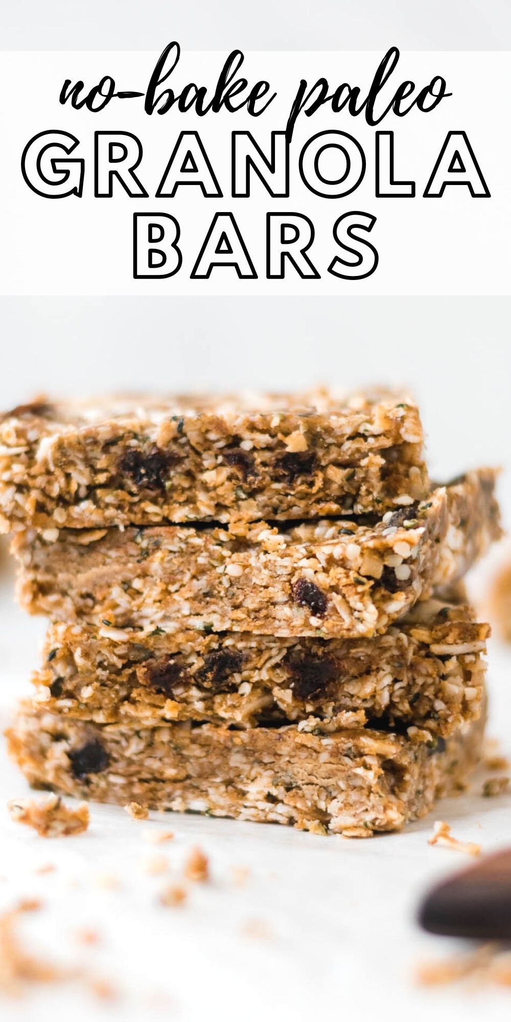 No-Bake Hemp Seed Coconut Granola Bars - Running on Real Food