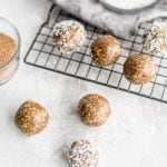 Easy Nut-Free Maple Flax Energy Balls Recipe - Running on Real Food