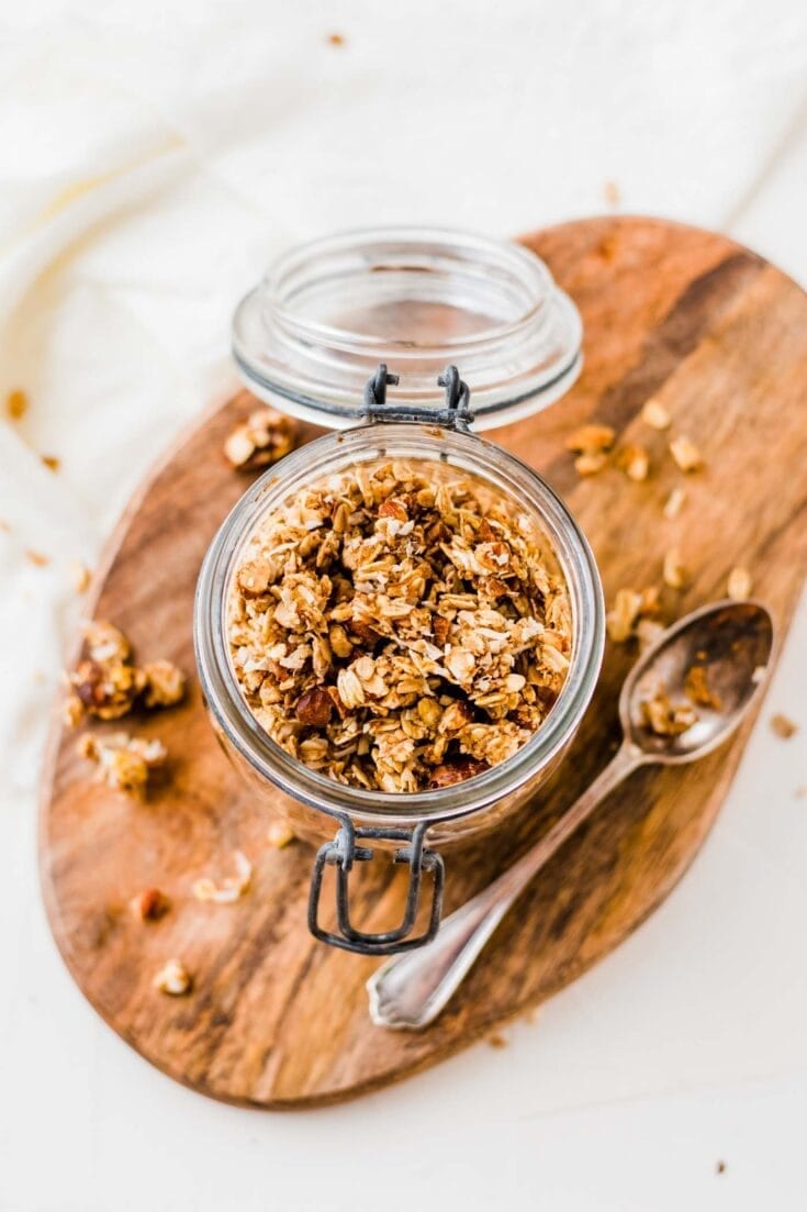 Easy Homemade Pumpkin Spice Granola - Running on Real Food