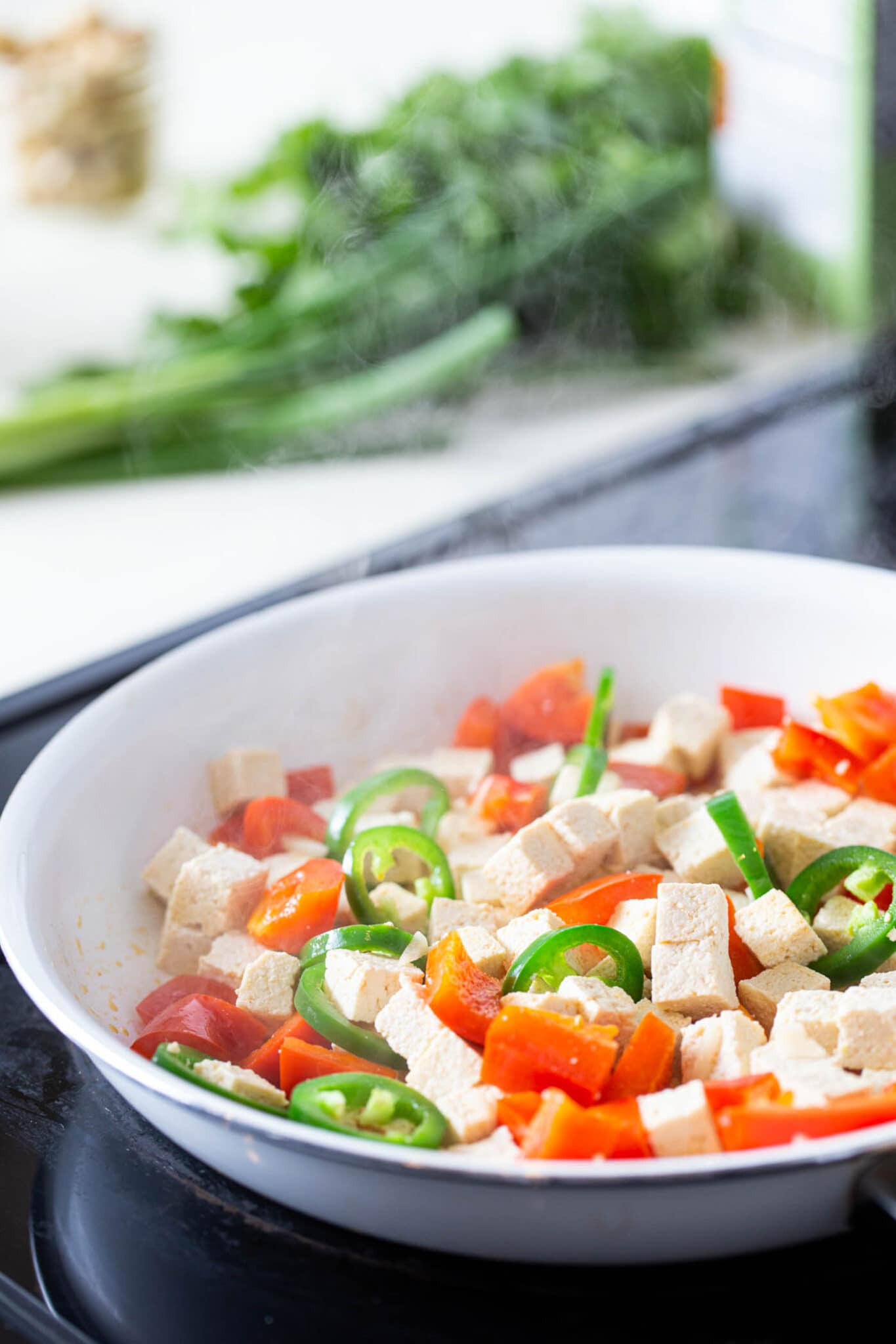 Vegan Tofu Cashew Fried Rice Recipe - Running on Real Food