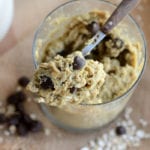 Vegan Chocolate Chip Cookie Dough Oats with Protein