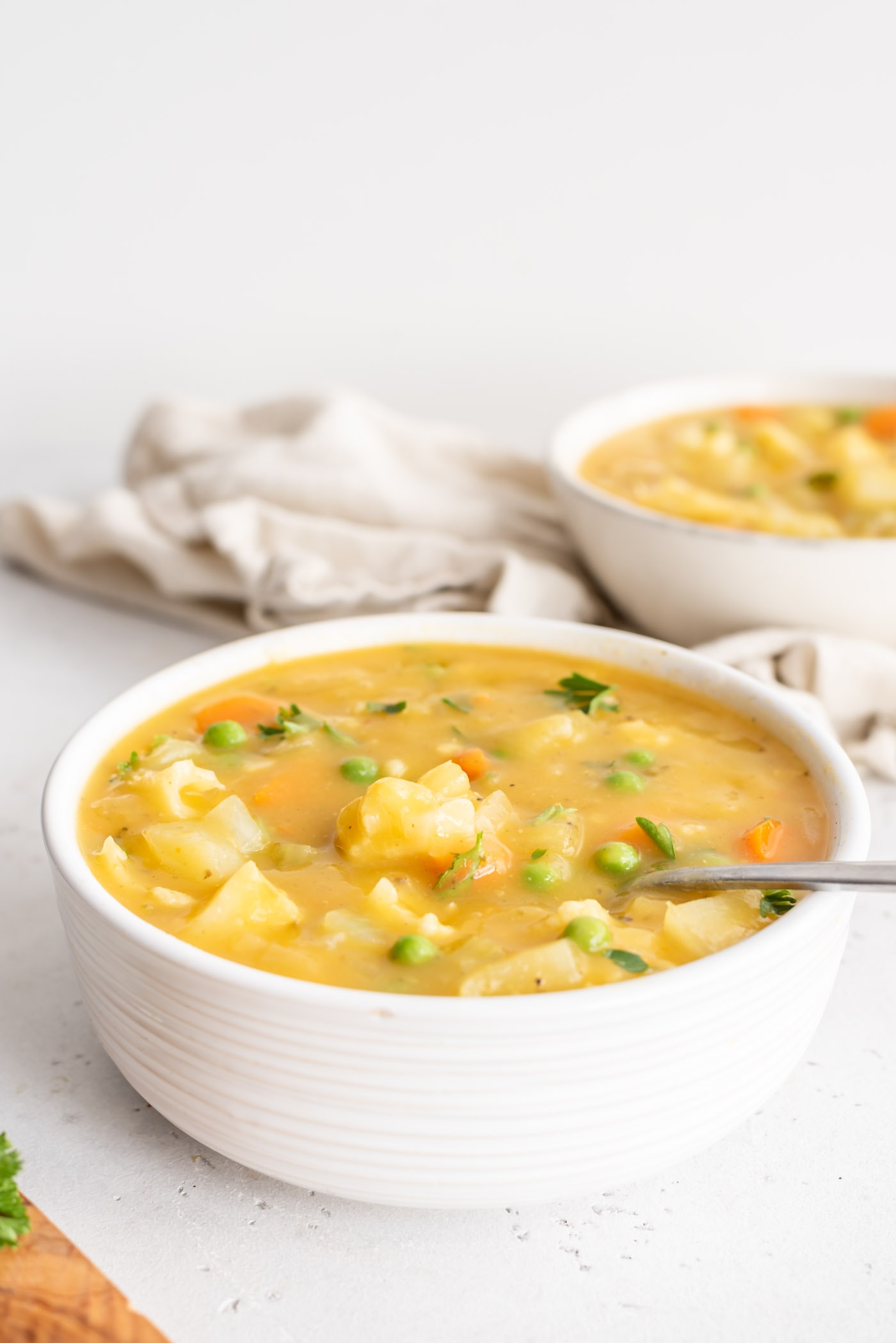 Cauliflower Potato Soup Easy And Vegan Running On Real Food 