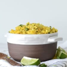 Healthy Vegan Cauliflower Coconut Dahl