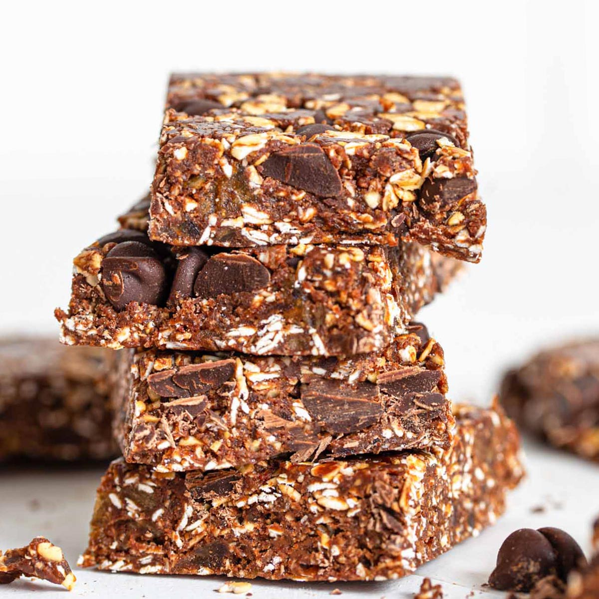 Chocolate Peanut Butter Granola Bars