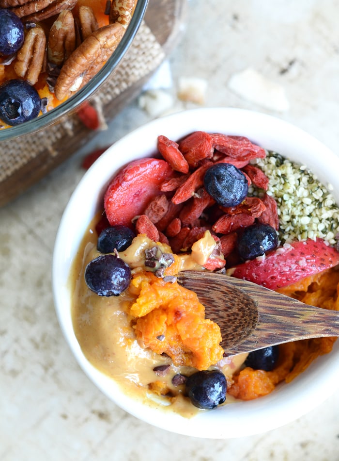 Sweet Potato Breakfast Bowls Vegan Running On Real Food