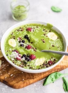 Matcha Smoothie Recipe with Banana and Pineapple - Running on Real Food