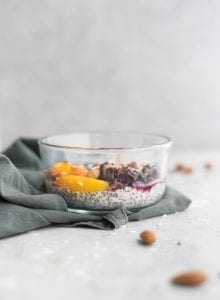 Vegan Coconut Chia Pudding Bowls - Running on Real Food