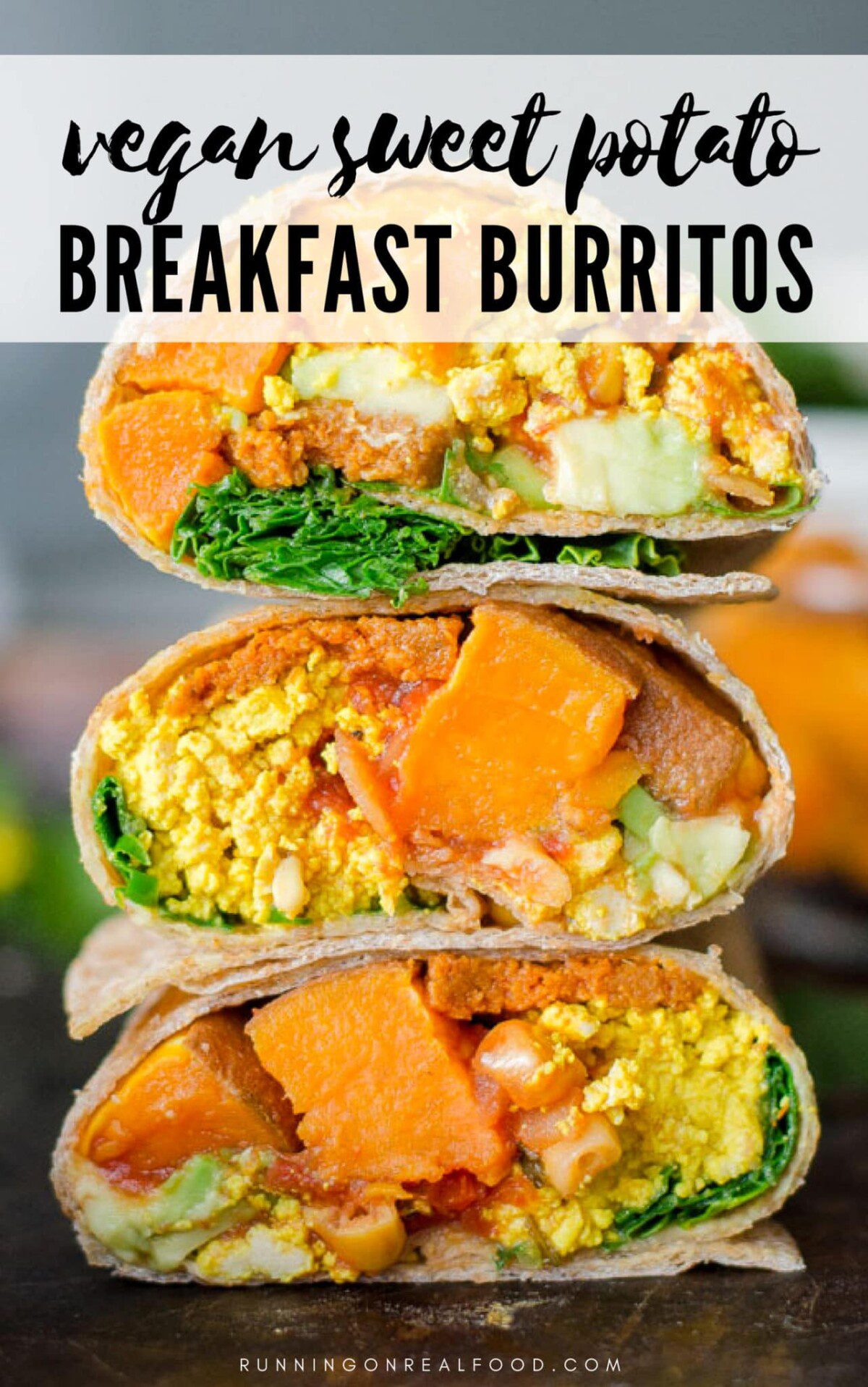 Healthy Vegan Sweet Potato Burrito