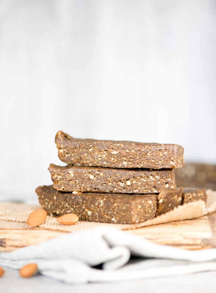 Vegan No-Bake Hemp Protein Bars