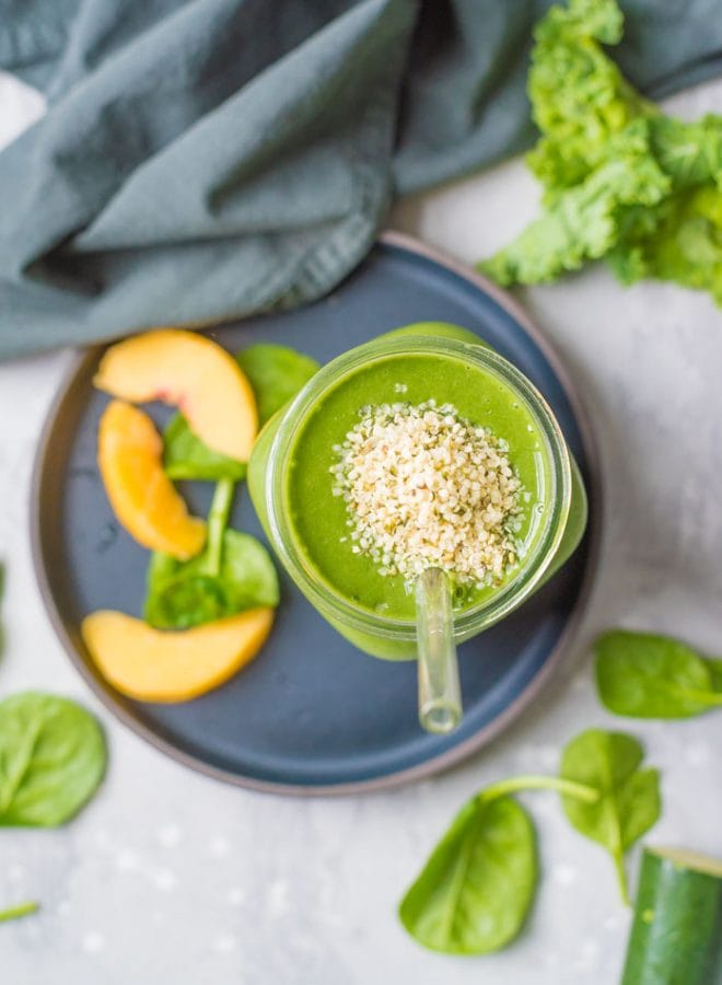 Green Monster Smoothie Recipe - Running on Real Food