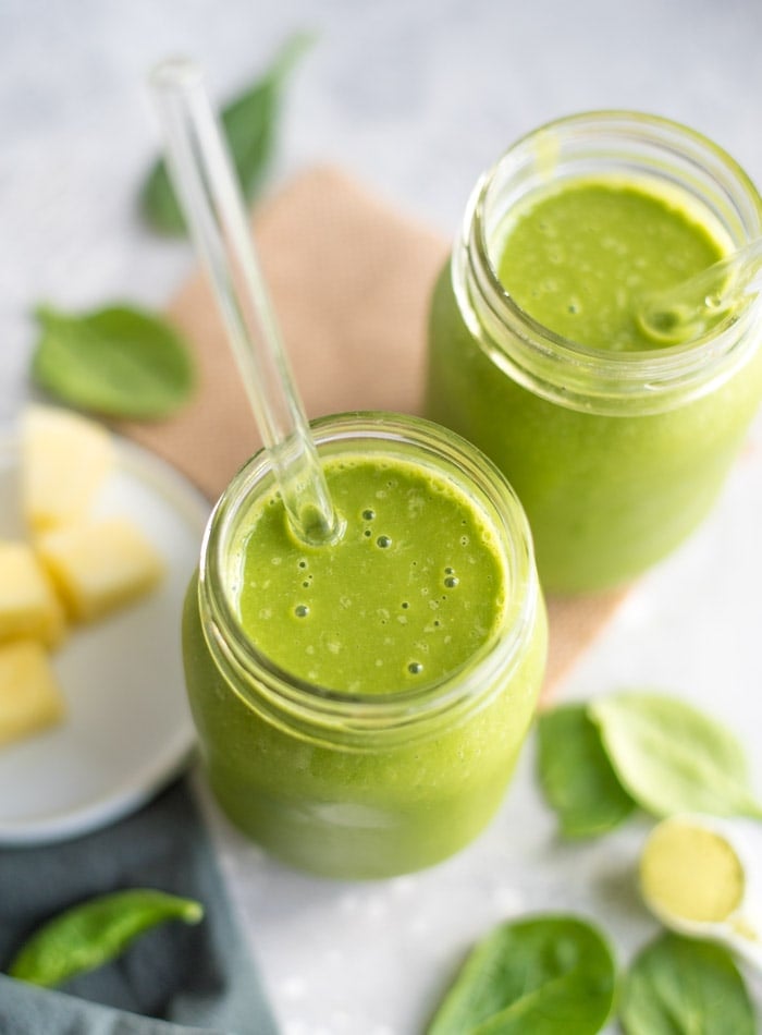 Mango Pineapple Smoothie Recipe - Running on Real Food