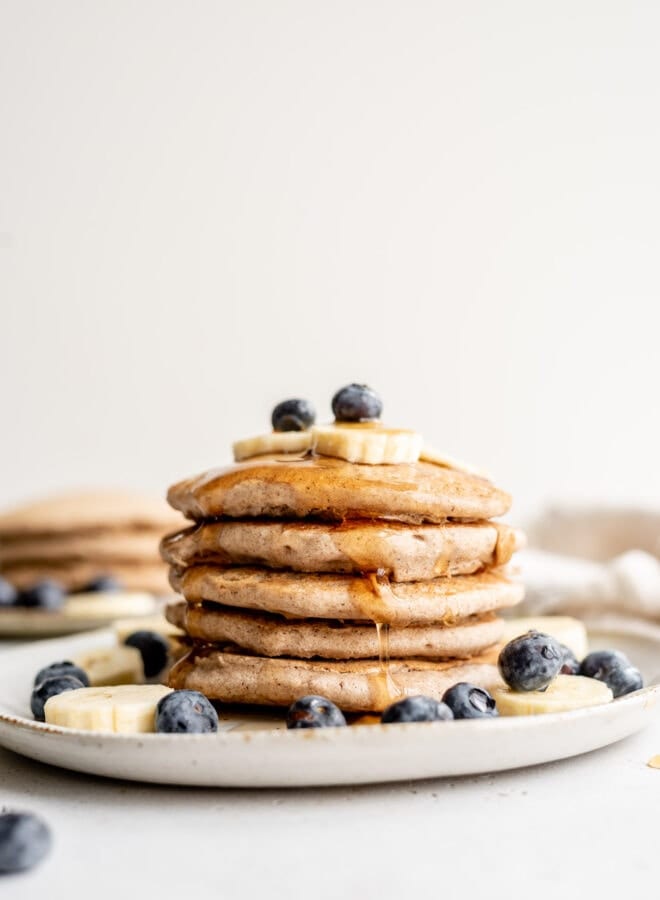 Best Gluten-Free Vegan Buckwheat Pancakes - Running on Real Food