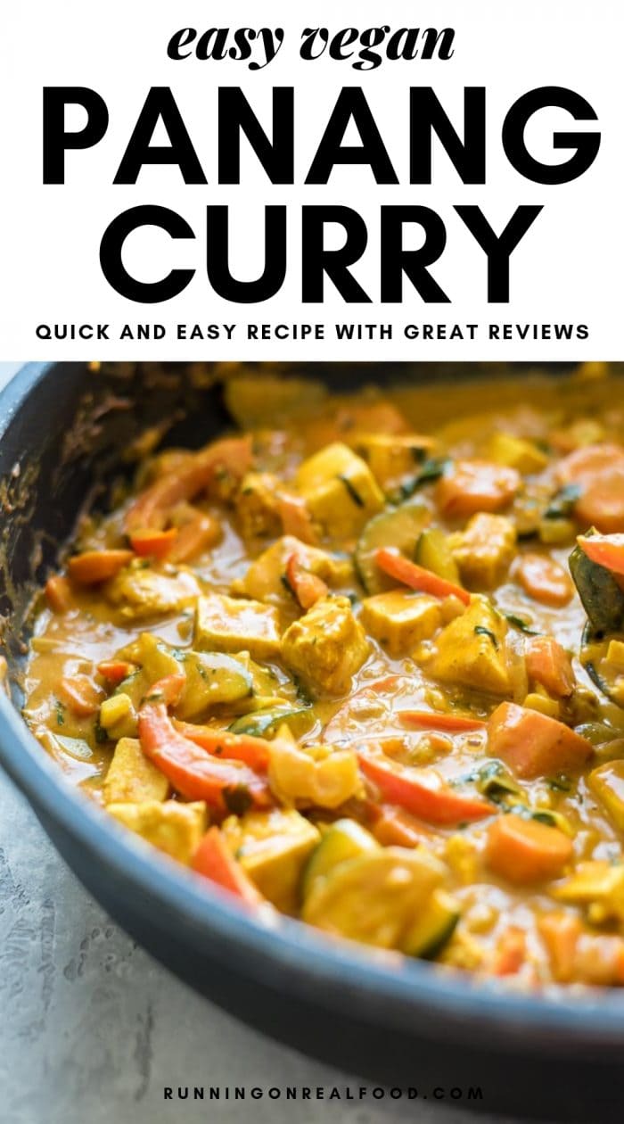 Easy Vegan Panang Curry with Tofu