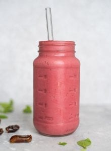 Strawberry Raspberry Smoothie Recipe - Running on Real Food
