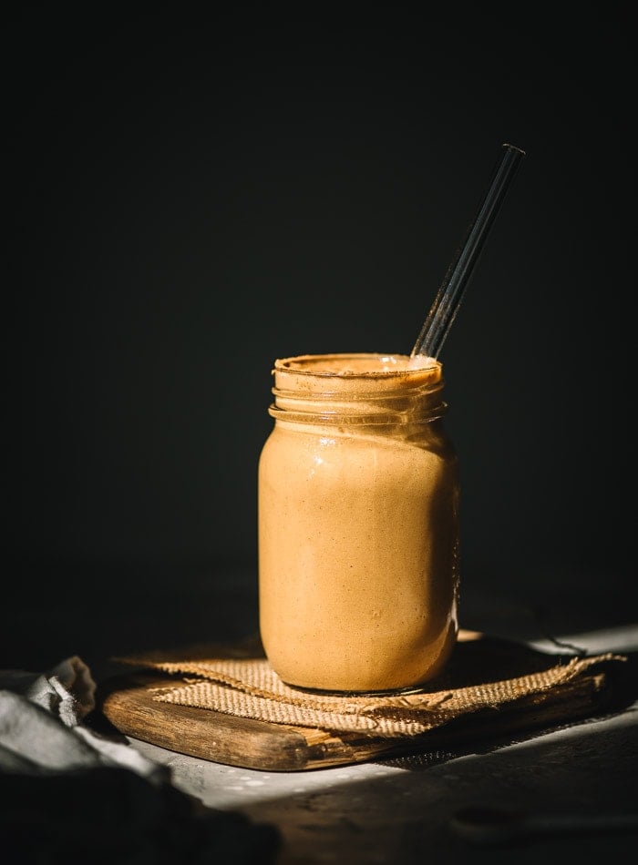 Sweet Potato Pie Smoothie with Banana - Running on Real Food