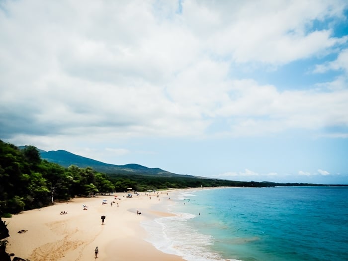 Big Beach in Makena State Park, Maui - Running on Real Food
