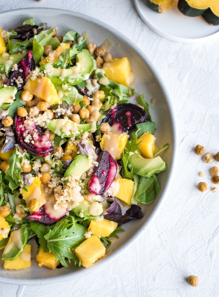 Vegan Quinoa Avocado Salad - Running on Real Food