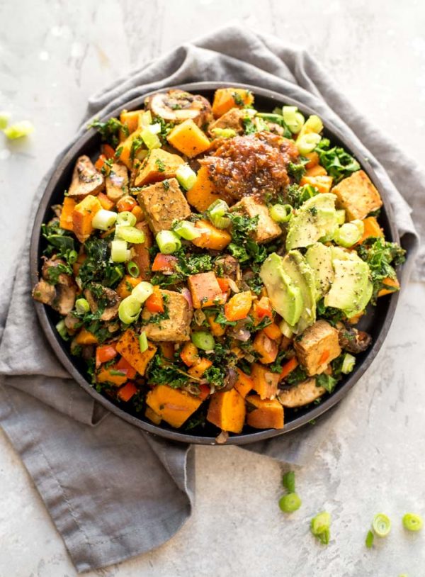 Vegan Sweet Potato Hash Recipe - Running on Real Food