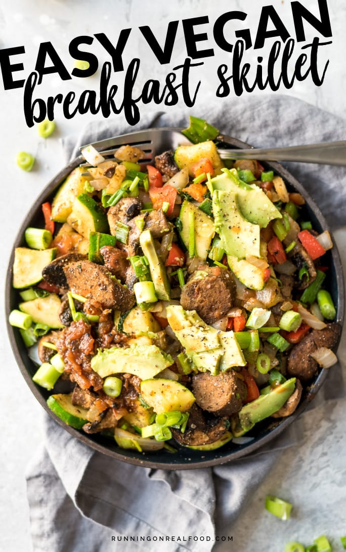 Easy Healthy Vegan Breakfast Skillet