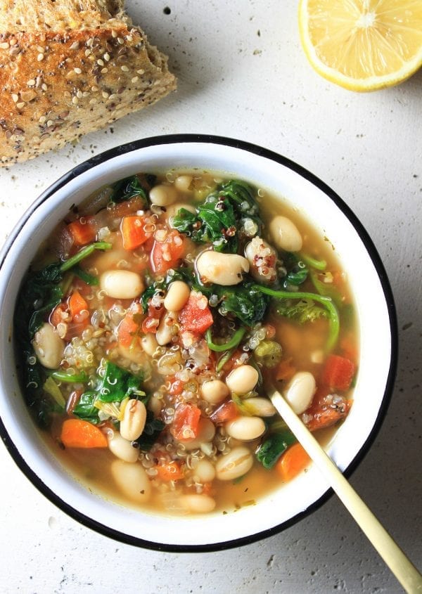 25 Easy Vegan Soup Recipes - Running on Real Food