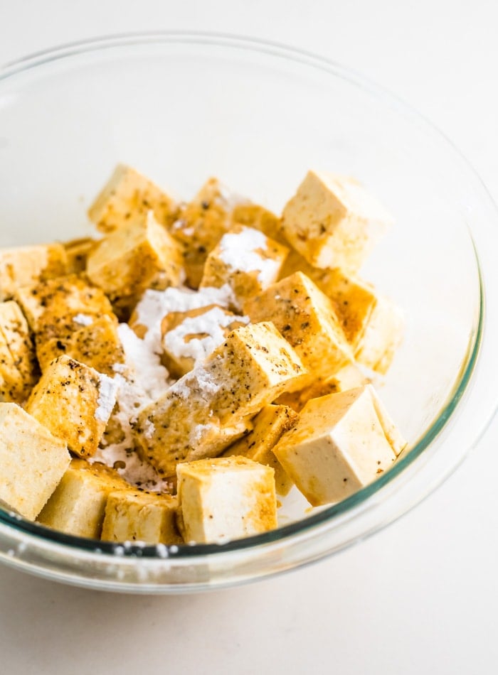 How to Make Crispy Baked Tofu for Vegan Stir Fry - Running on Real Food
