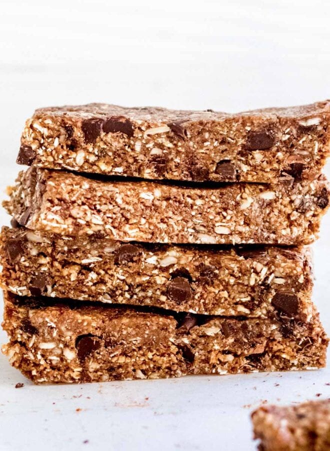 No-bake Granola Bars (nut-free) - Running On Real Food