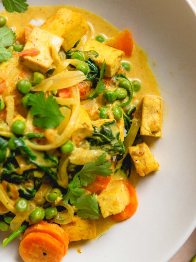 30-Minute Vegetable Tofu Curry Recipe