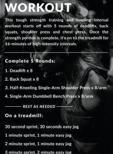 Strength and Treadmill HIIT Workout - Running on Real Food