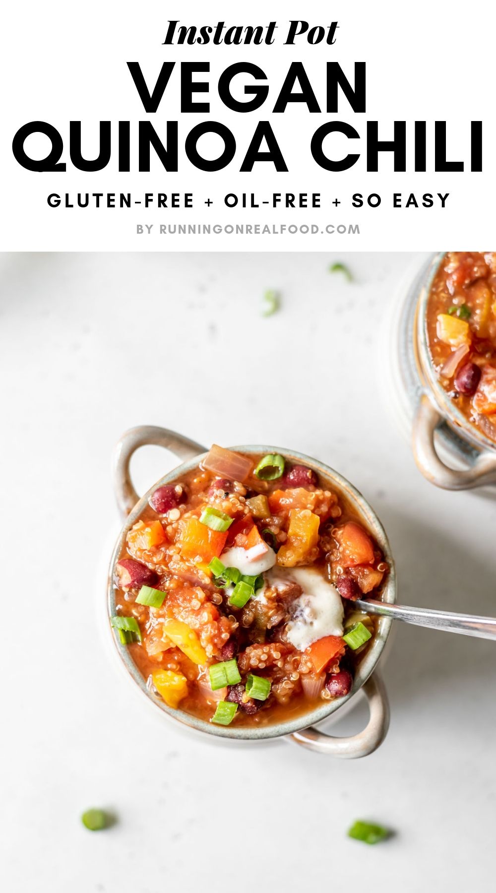 Vegan Instant Pot Quinoa Chili