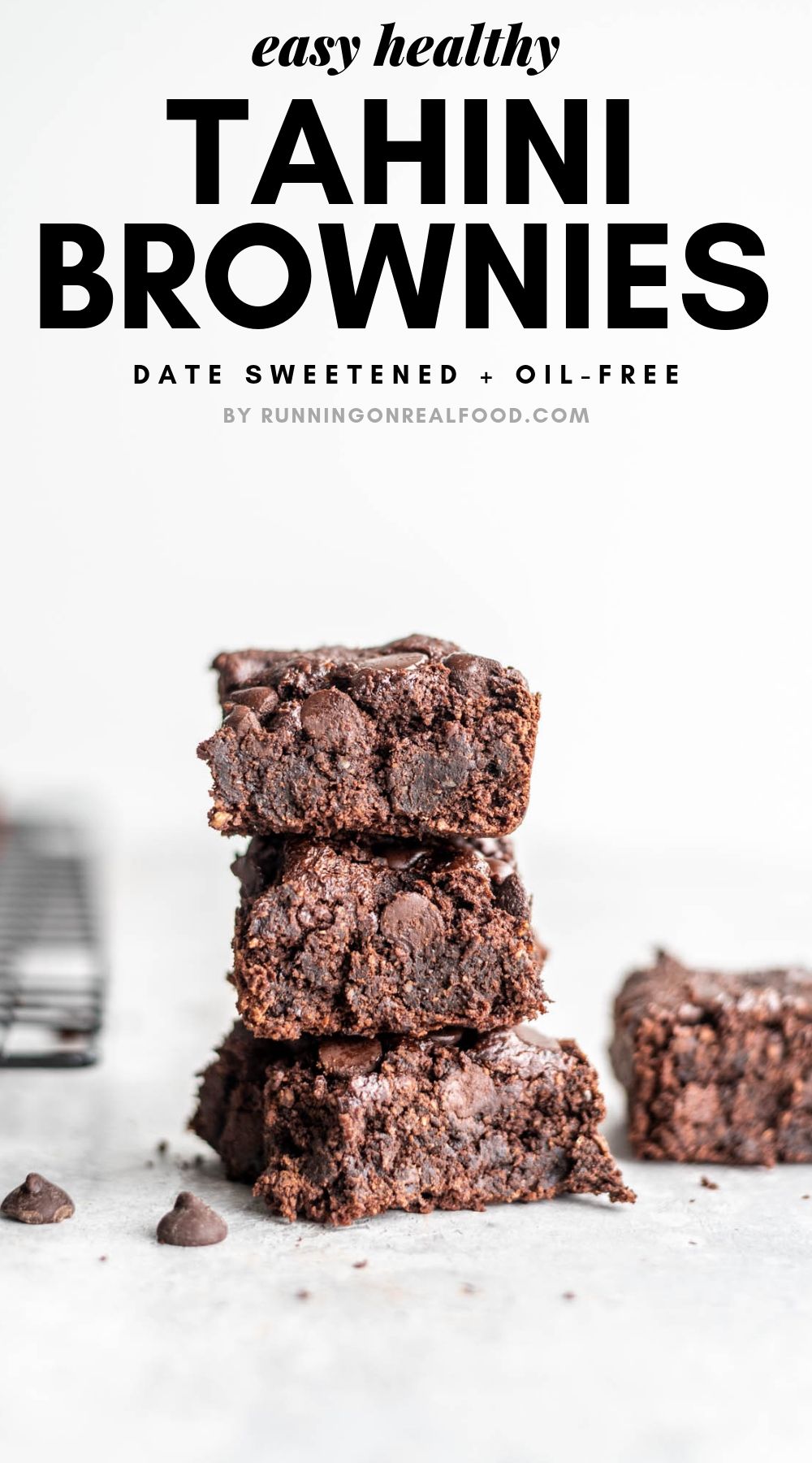 Healthier Oat Flour Brownies Recipe - Easy to make, vegan & gluten-free! 