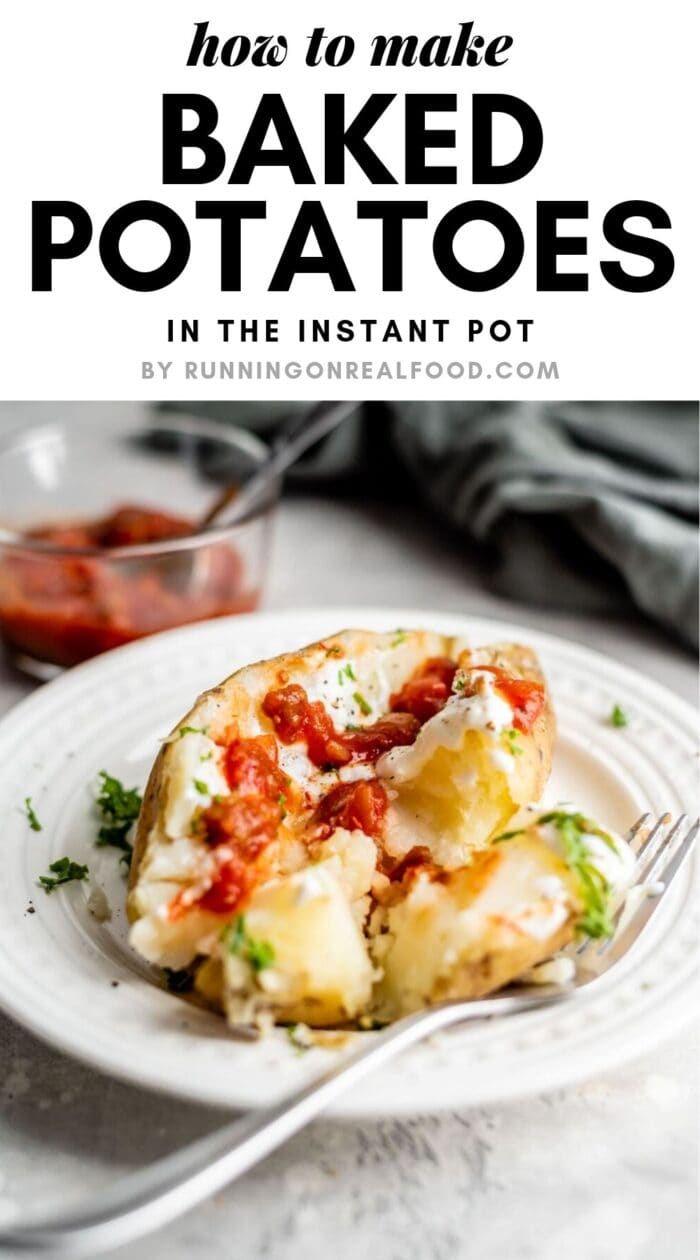 Easy Instant Pot Baked Potatoes Recipe