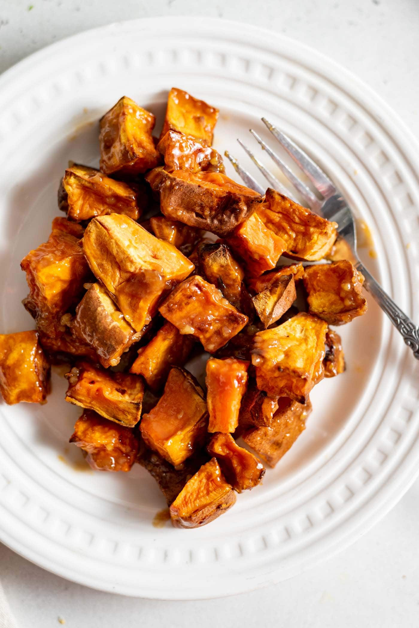 Miso Glazed Sweet Potato