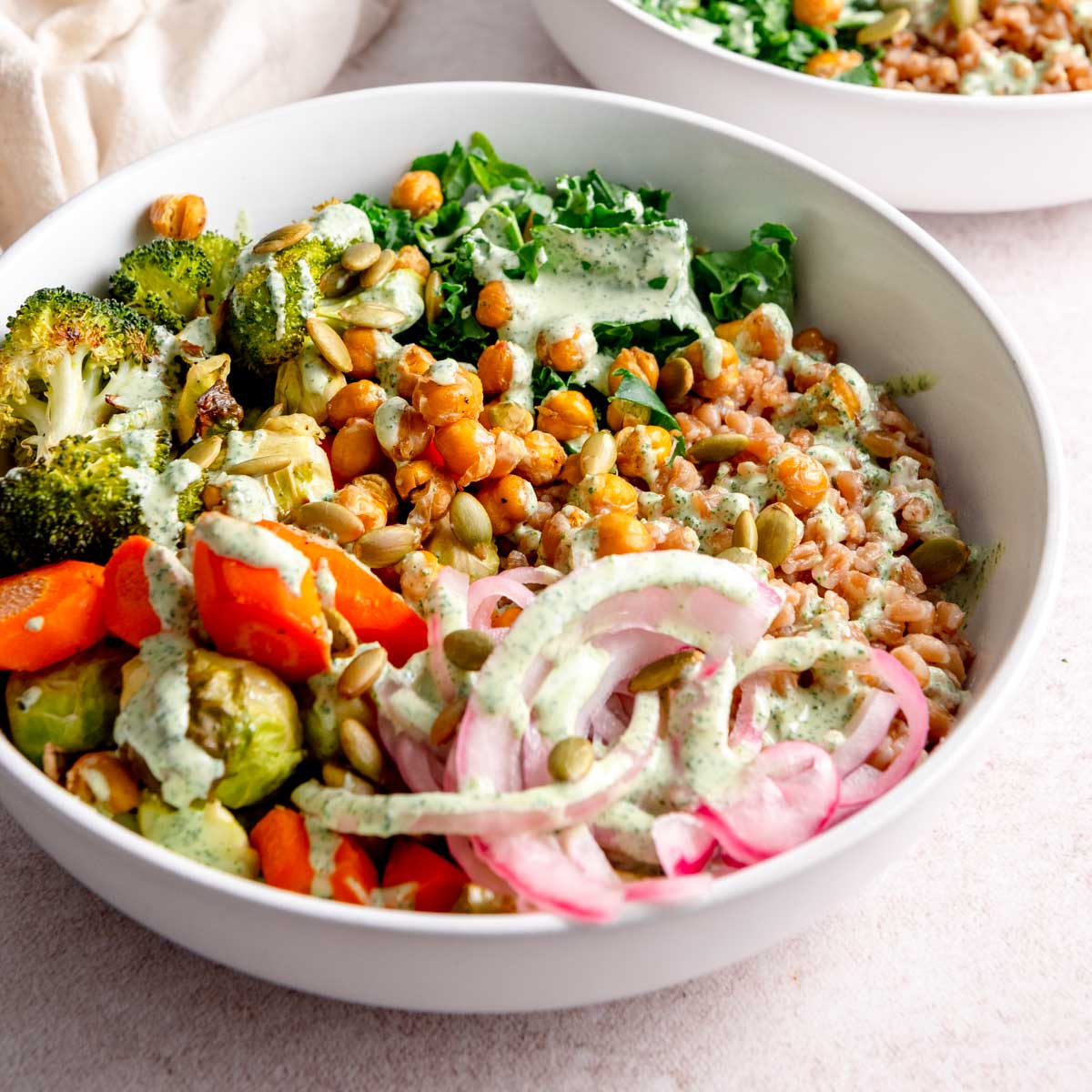 Vegan Farro Bowl