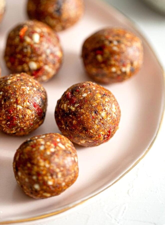 Easy Goji Berry Balls Recipe - Running on Real Food