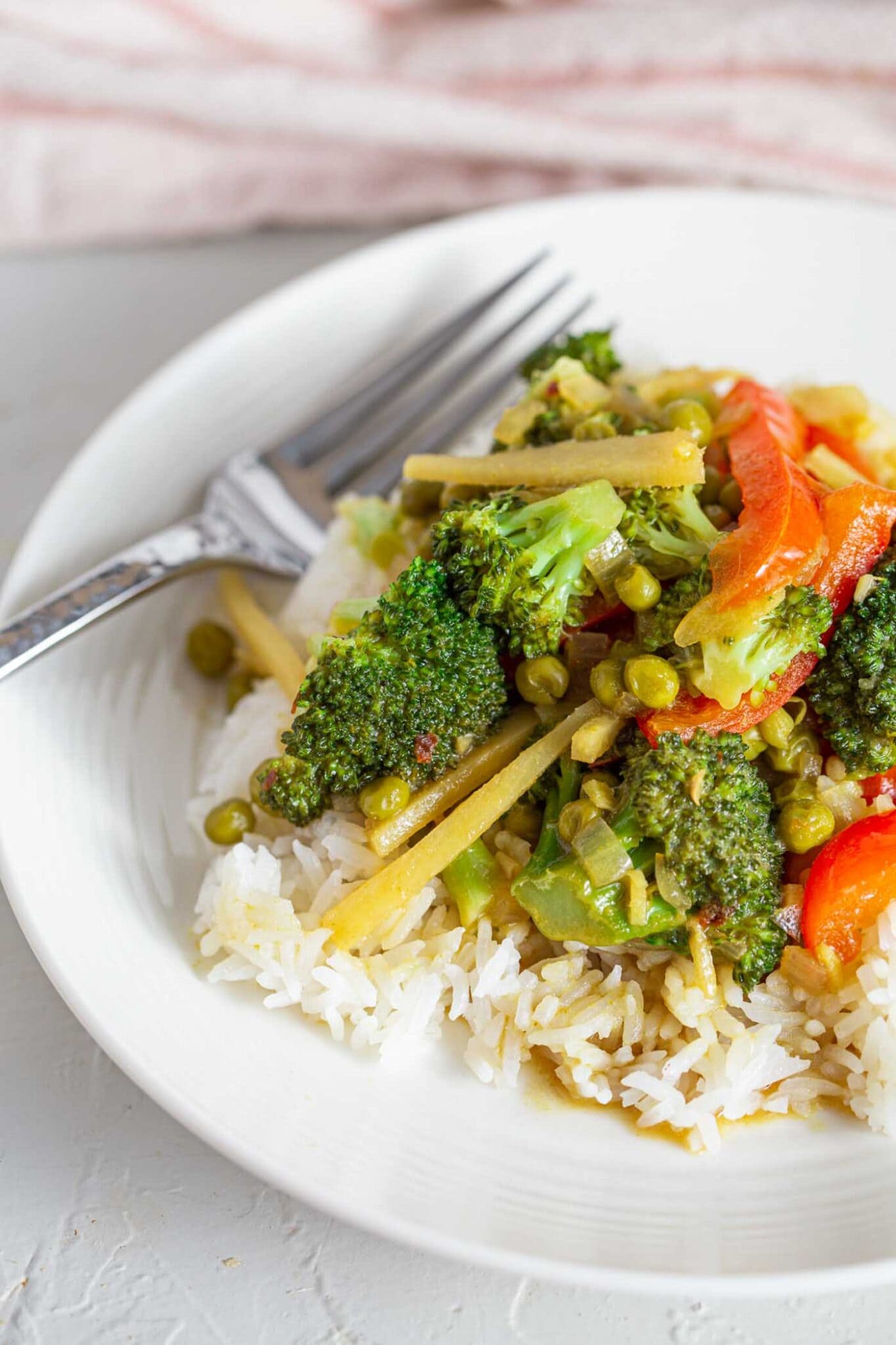 Easy Vegetable Green Curry - Running on Real Food