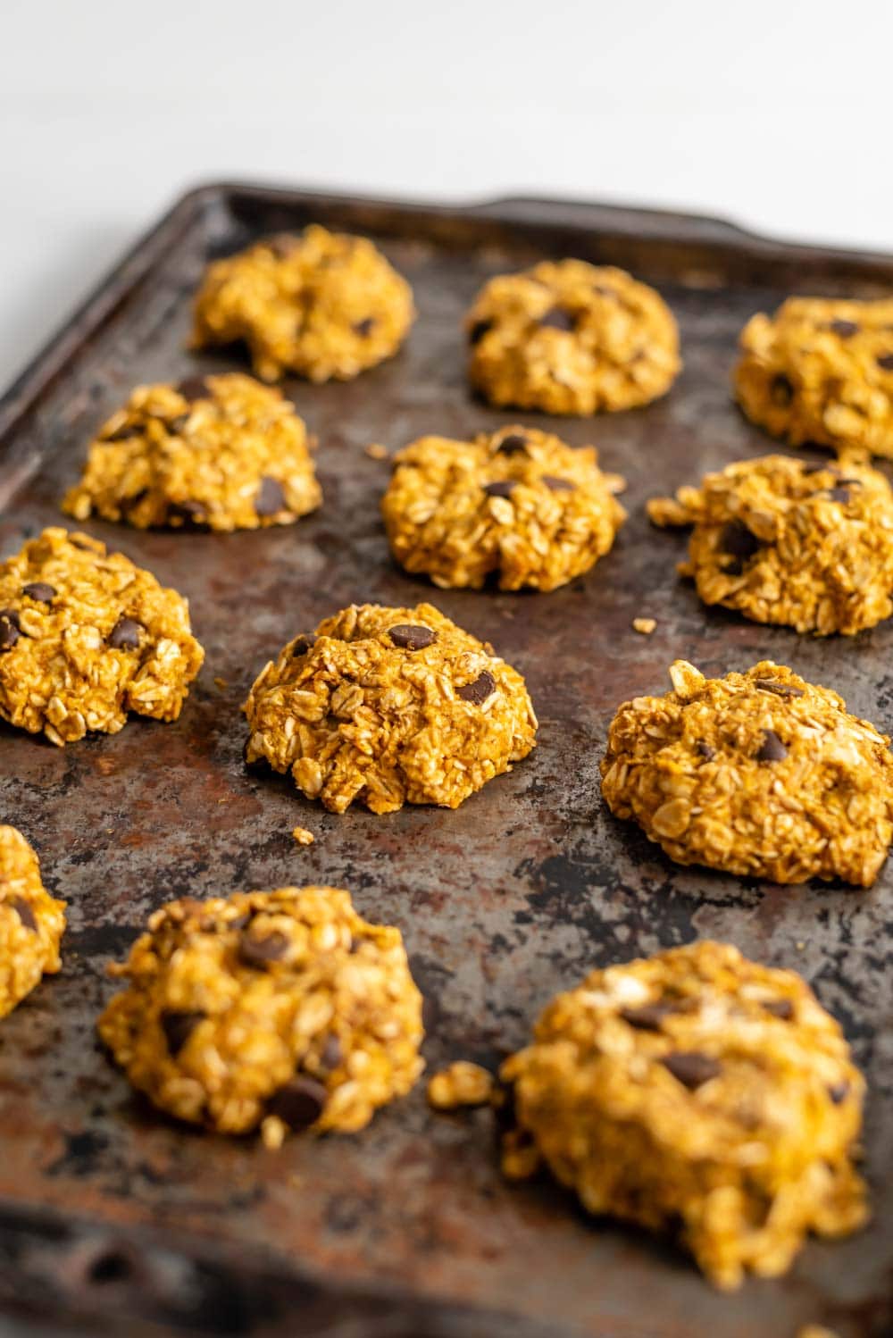 Healthy Pumpkin Oat Cookies Running on Real Food