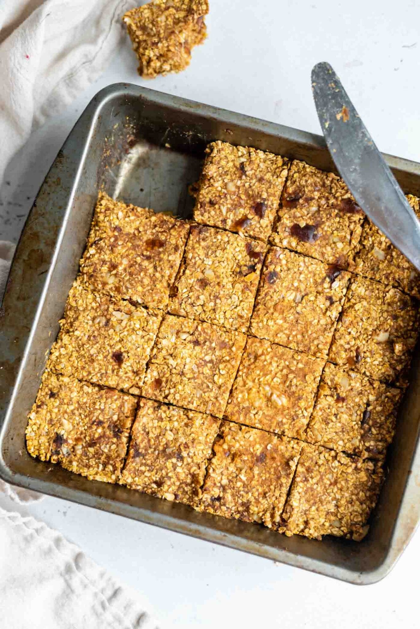 Baked Pumpkin Oatmeal Bars Running on real Food