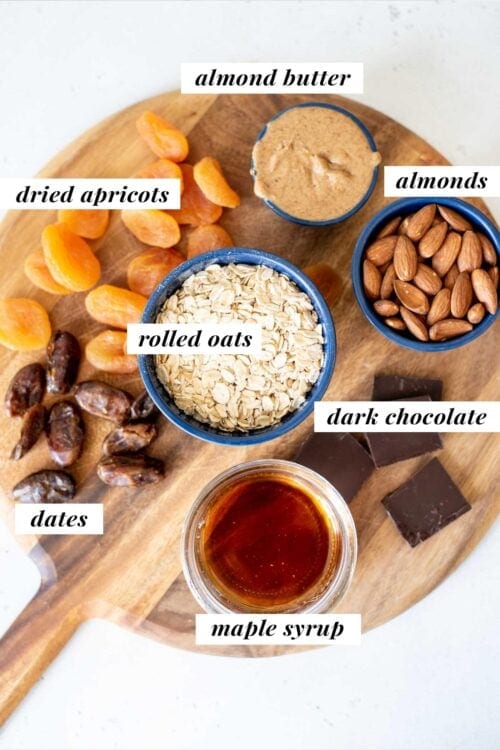 Apricot Dark Chocolate Granola Bars - Running on Real Food