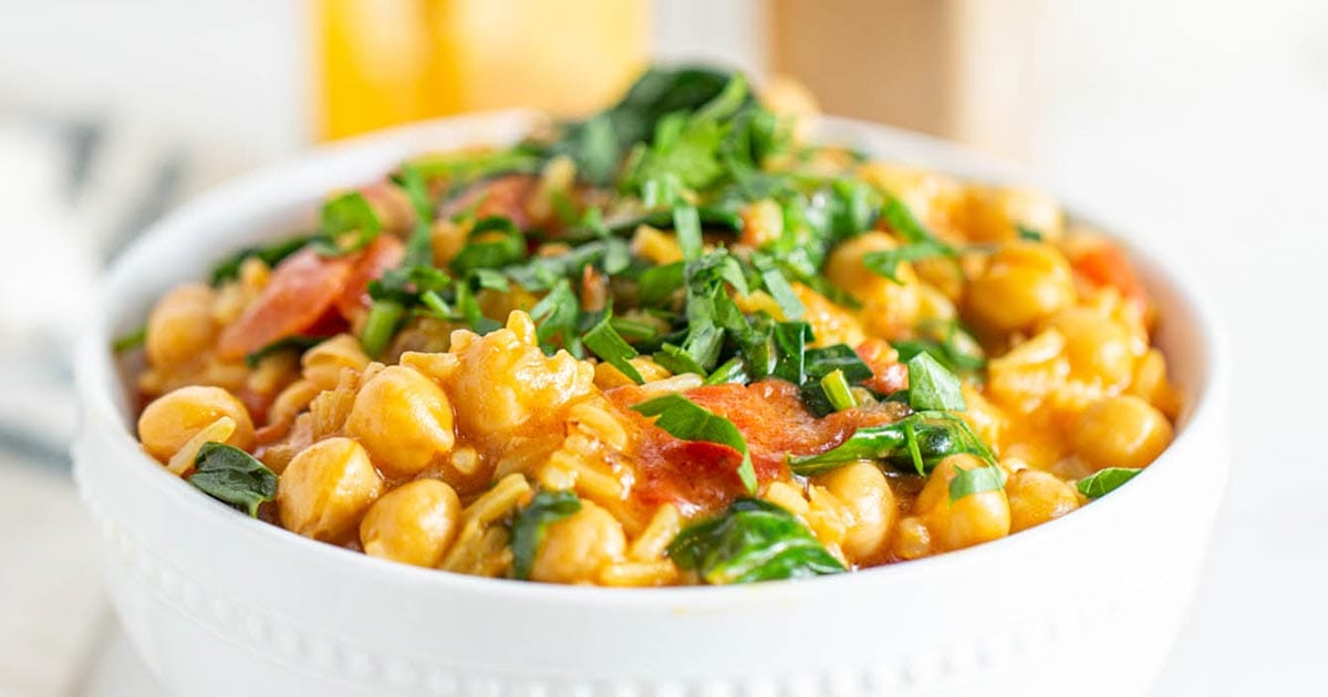 Love Thy Le Creuset and this Curried Chickpea Stew