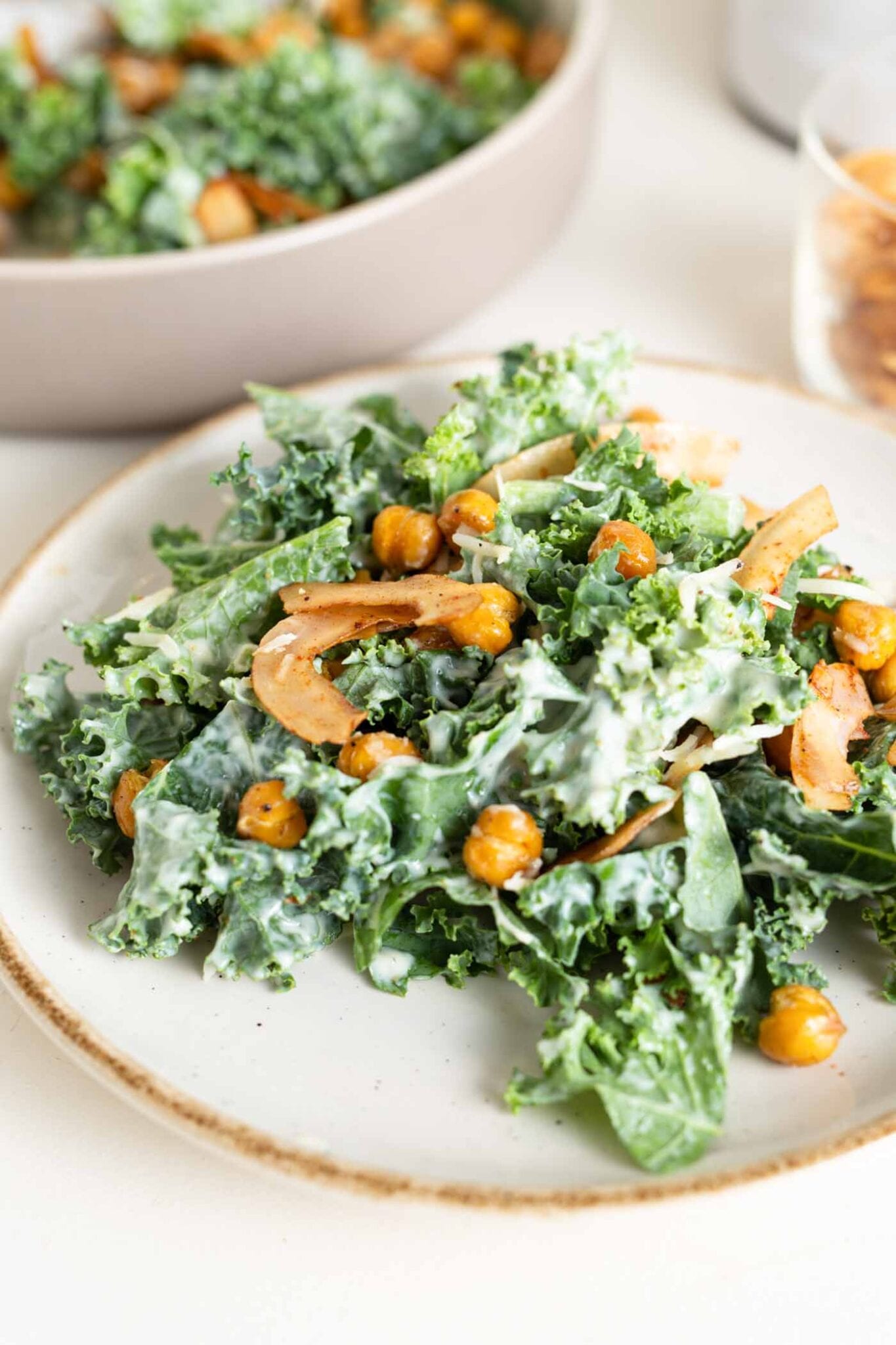 Vegan Kale Caesar Salad Recipe Running On Real Food